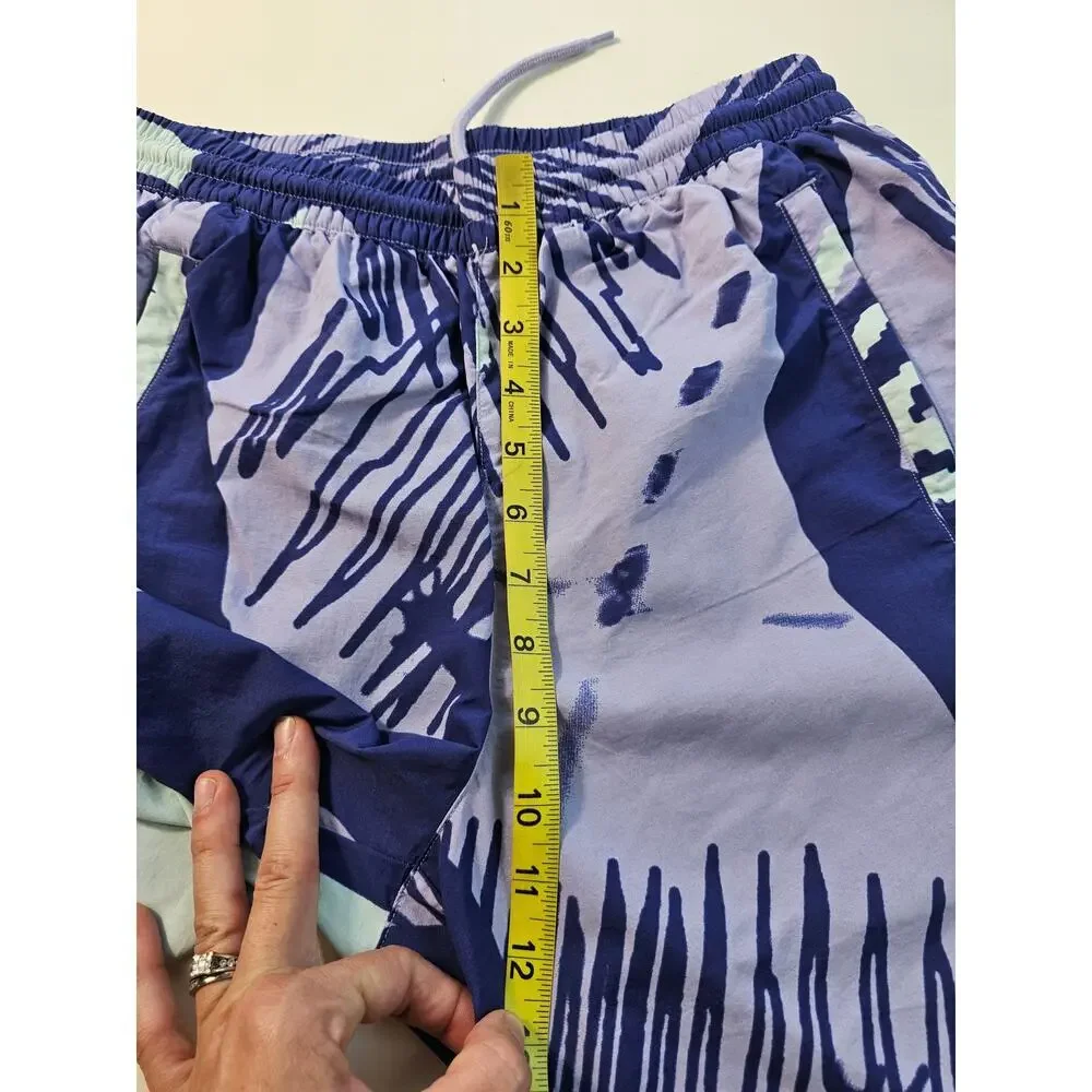 adidas Originals Adiplay Allover  Summer Shorts Unlined purple zip pocket S _